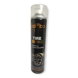 اسپری لاستیک شوی خودرو کومبو مدل tirewax حجم 650 میلی لیتر